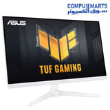 شاشة ASUS TUF Gaming 27  1080p (VG279Q3A) - Full HD 180Hz ، 1ms ، IPS سريعة، ASUS Extreme Low Motion Blur، تقنية AMD FreeSync Premium، متوافق مع G-SYNC، تحكم متغير في زيادة سرعة ال overdrive، 99% من التدرج اللوني sRGB، DisplayPort، HDMI