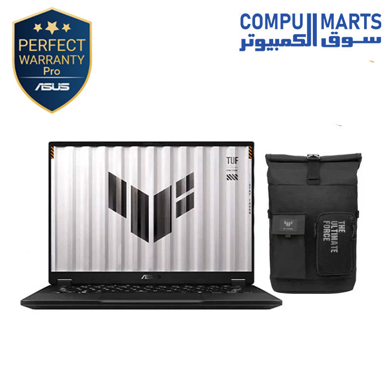 ASUS TUF Gaming A14 FA401WU-RG037W- AMD Ryzen AI 9 HX 370 NVIDIA GeForce RTX 4050 16GB Ram- 1TB SSD- 14.0 WQXGA IPS SRGB 100%- WIN 11