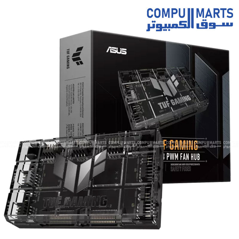 ASUS TUF Gaming ARGB PWM Fan Hub – 6-Port PWM and ARGB Controller – Egypt