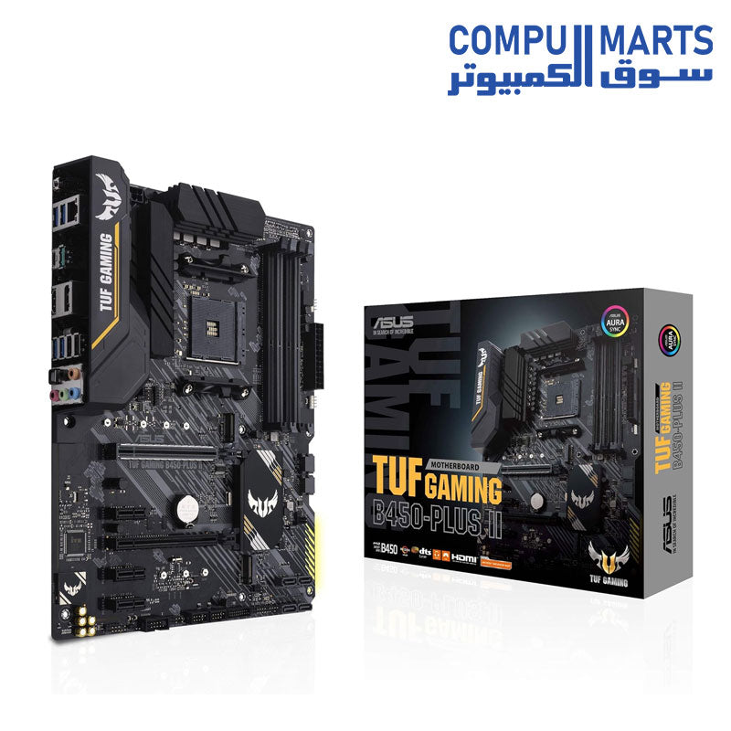 ASUS TUF Gaming B450-PLUS II AMD Ryzen 5000 AM4 ATX DDR4