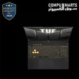 ASUS TUF Gaming F16 FX607VJB Laptop – RTX 3050 6GB – ASUS – 16 Inch WUXGA 144Hz Core 5 Mecha Gray