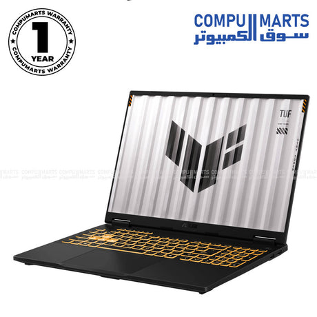 ASUS TUF Gaming F16 laptop with Intel Core i7-14650HX and RTX 5060 graphics