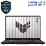 ASUS TUF Gaming F16 laptop with Intel i7-14650HX, RTX 5060 8GB, 16GB DDR5 RAM, 512GB SSD, 16-inch 165Hz display running Windows 11
