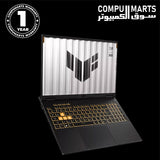 ASUS TUF F16 16 inch 165Hz gaming laptop top view.
