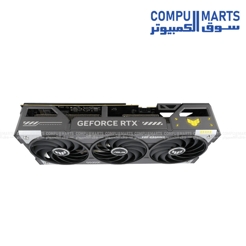 ASUS TUF Gaming GeForce RTX 5070 Ti 16GB GDDR7 Graphics Card – Front View
