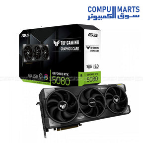 ASUS TUF Gaming GeForce RTX 5080 Graphics Card – 16GB GDDR7, DLSS 4, Ray Tracing, Egypt