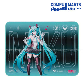 ASUS TUF Gaming P1 Hatsune Miku portable gaming mouse pad