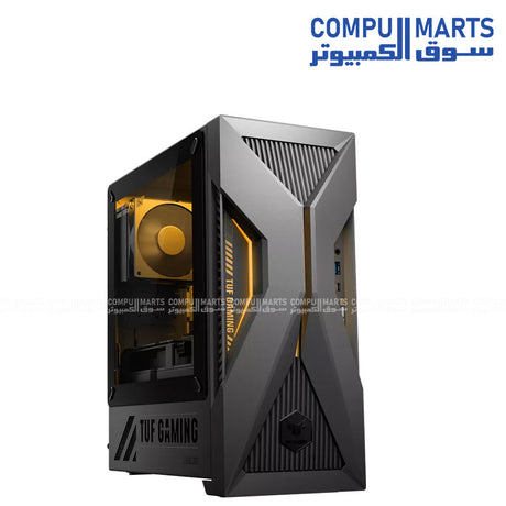 ASUS gaming desktop with RTX 5060 DUAL 8GB GDDR7 graphics, USB Type-C front port and MyASUS support from Compumarts