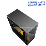 ASUS TUF Gaming T500 desktop PC with Intel UHD Graphics, TPM 2.0 security, 15L mini tower chassis and Solar Eclipse Gray finish