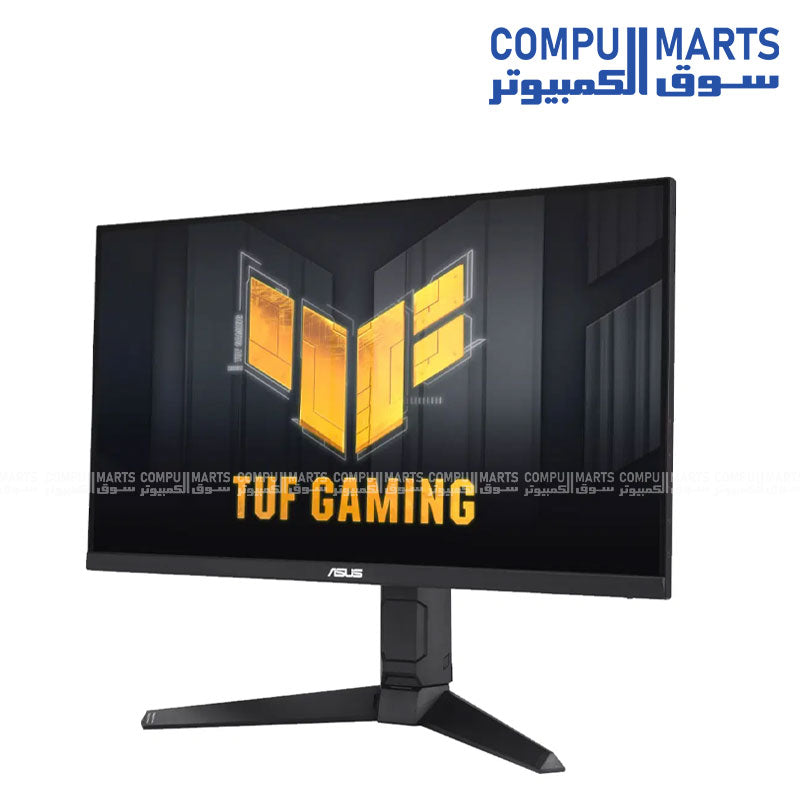 ASUS TUF Gaming VG259QL5A 200Hz gaming monitor with 24.5-inch Full HD Fast IPS display, 0.3ms minimum response time, HDR10 support, ELMB, and DisplayWidget Center available in Egypt