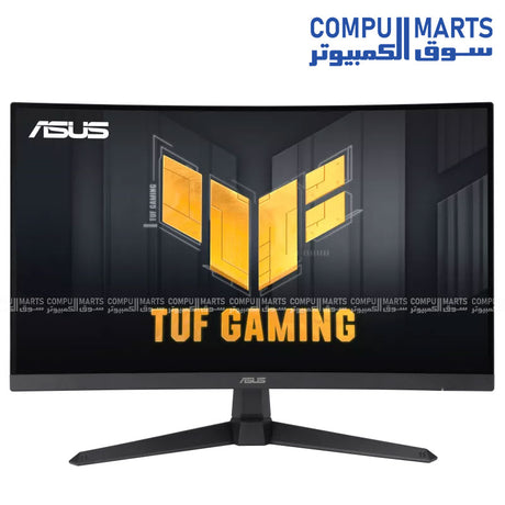 ASUS TUF Gaming VG27VQM1B 27-inch curved Full HD gaming monitor with 280Hz refresh rate Fast VA panel and 1ms GTG response time for esports gaming in Egypt