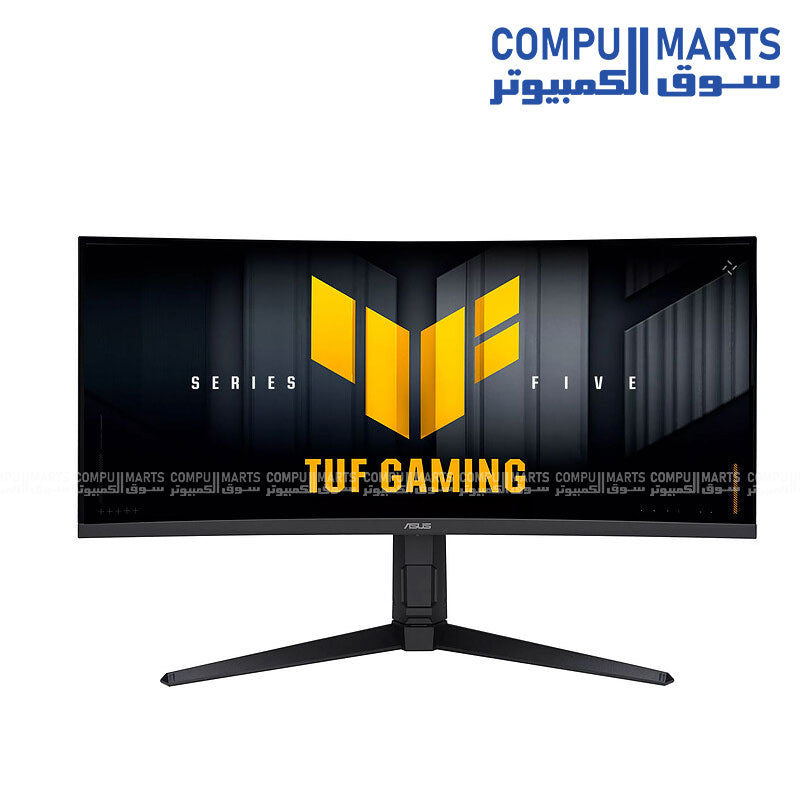 ASUS TUF Gaming VG34WQML5A 34-Inch WQHD Curved Fast VA Gaming Monitor 250Hz OC 0.5ms AMD FreeSync Premium VESA DisplayHDR 400 95% DCI-P3 DisplayWidget Center Gaming AI