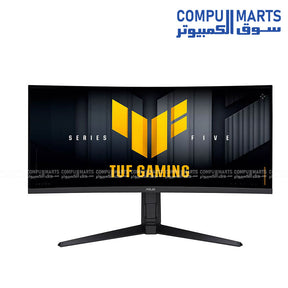 ASUS TUF Gaming VG34WQML5A gaming monitor with 34-inch WQHD 3440x1440 Fast VA panel, 250Hz refresh rate, 0.5ms response time, HDR10 support, and AMD FreeSync Premium available in Egypt

