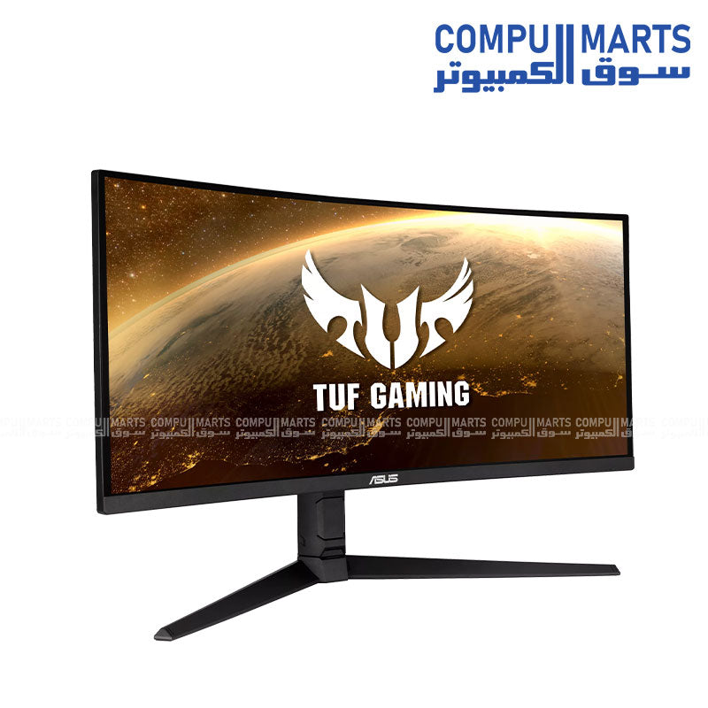 ASUS TUF Gaming VG34VQL1B gaming monitor with 34 inch curved 1500R VA panel, 3440x1440 ultrawide resolution, 165Hz refresh rate, and HDR10 support available in Egypt