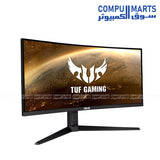 ASUS TUF Gaming VG34VQL1B gaming monitor with 34 inch curved 1500R VA panel, 3440x1440 ultrawide resolution, 165Hz refresh rate, and HDR10 support available in Egypt