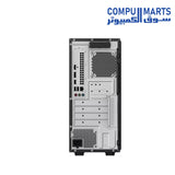 Black ASUS mini tower desktop system featuring Intel UHD Graphics, Intel Core 7 240H processor and Windows 11 Home from Compumarts