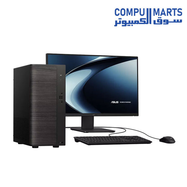 ASUS V500 desktop computer with 15L mini tower chassis, Wi-Fi 6 wireless card, 330W power supply and 1TB PCIe 4.0 SSD available in Egypt