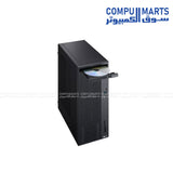 ASUS V500 Mini Tower Desktop PC with Intel Core i7, 16GB RAM, and 512GB SSD in a compact gray design