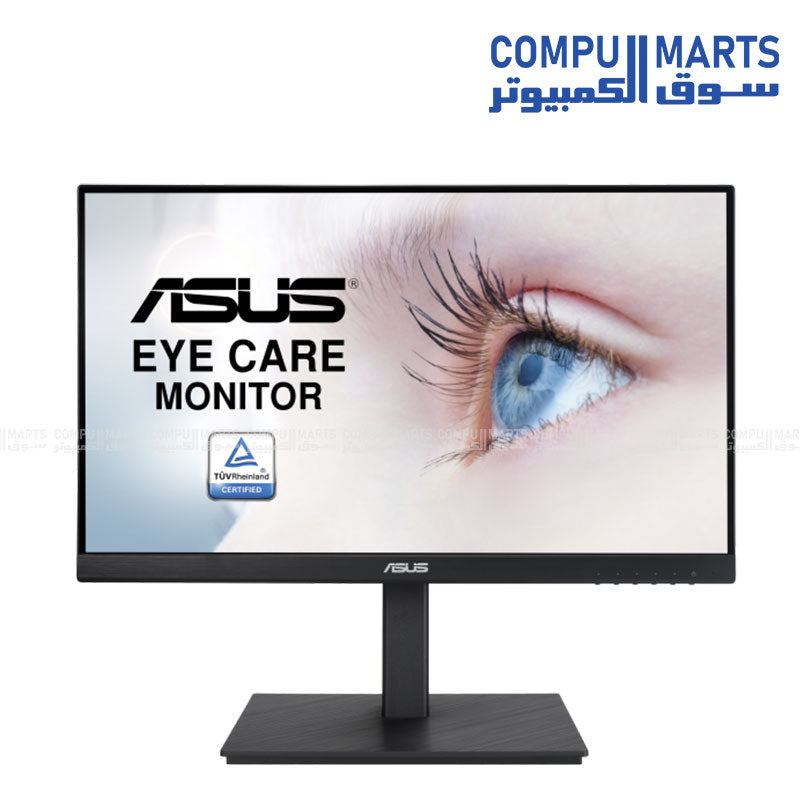 ASUS 21.5 inch IPS monitor with anti glare surface LED backlight and ergonomic stand adjustments in Egypt