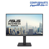 ASUS VA27DQFS 27 inch IPS Full HD 100Hz monitor with 1ms MPRT response time, Adaptive-Sync support, anti-glare display, and DisplayWidget Center available in Egypt