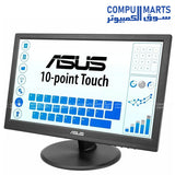 ASUS touchscreen monitor featuring 1920×1080 resolution IPS panel technology and wide 170-degree viewing angles for daily productivity setups