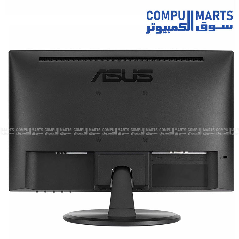 Compumarts ASUS touch display equipped with HDMI and VGA connectivity plus VESA wall mount support for flexible desktop and workspace installation