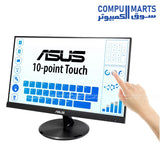 ASUS touchscreen monitor with 10 point multi touch support and IPS panel