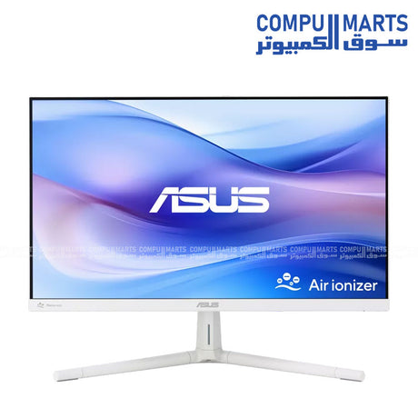 ASUS VU279HFI-W Eye Care Monitor with 27-inch Full HD IPS display, 100Hz refresh rate, Adaptive-Sync support, and 99% sRGB color gamut available in Egypt