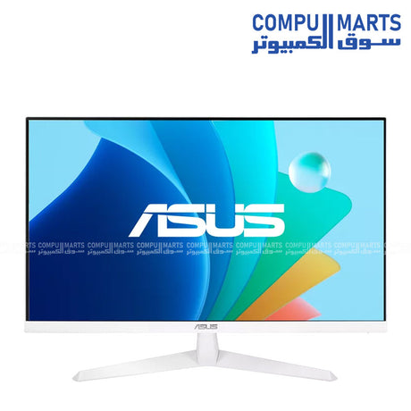ASUS VY279HF-W 27 inch FHD IPS 100Hz gaming monitor with 1ms MPRT Adaptive Sync and Eye Care Plus technology in Egypt