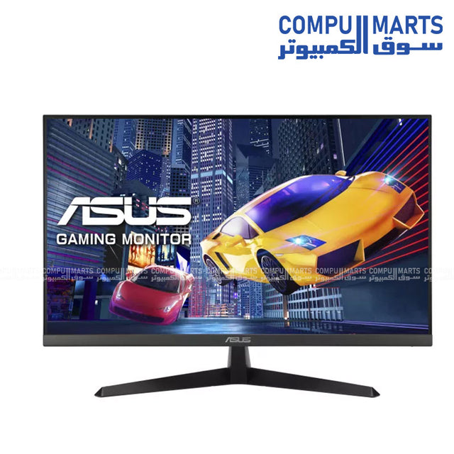 ASUS VY279HGR Eye Care Gaming Monitor 27 inch FHD IPS 120Hz SmoothMotion 1ms MPRT Adaptive Sync Eye Care Plus Anti-Glare LED display designed for smooth everyday computing and gaming experience