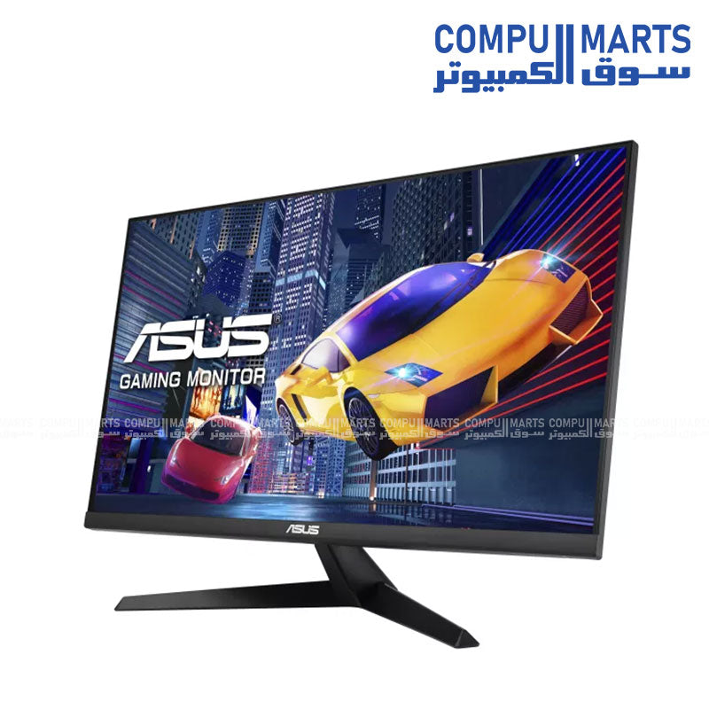 ASUS VY279HGR 27 inch FHD IPS monitor 120Hz refresh rate with Adaptive Sync technology and 1ms MPRT for fluid motion clarity in fast-paced visuals available in Egypt