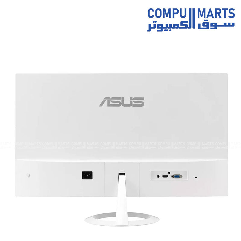 Experience smooth gaming monitor performance with ASUS VZ279HG-W featuring IPS panel technology, Full HD 1920x1080 resolution, SmoothMotion, and Low Blue Light support