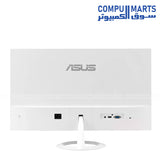 Experience smooth gaming monitor performance with ASUS VZ279HG-W featuring IPS panel technology, Full HD 1920x1080 resolution, SmoothMotion, and Low Blue Light support