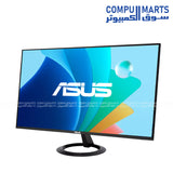 ASUS VZ279HG Eye Care Gaming Monitor with 27-inch IPS Full HD display, 120Hz refresh rate, 1ms MPRT response time, Adaptive-Sync, 99% sRGB, and frameless design available in Egypt
