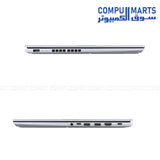 Vivobook 15 laptop with Integrated AMD Radeon Graphics, 8GB DDR5 on board and 512GB NVMe Gen4 storage in Egypt