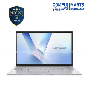 ASUS Vivobook 15 X1504VA-NJ083W laptop 15.6-inch FHD display with Intel Core i3-1315U processor, 8GB RAM, 256GB SSD, Windows 11 Home, Cool Silver color – buy online in Egypt