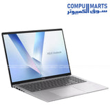 ASUS business laptop featuring a Hexadeca Core Intel Core Ultra 7 processor Intel Graphics and Windows 11 Home operating system