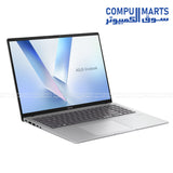 ASUS X1607QA-MB054W – 16-inch Cool Silver Laptop – Snapdragon X X1 – 16GB LPDDR5X – 1TB SSD – WUXGA – Windows 11 – Wi-Fi 6E