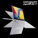 ASUS Vivobook S 14 Flip TP3402ZA-LZ007W Core i7 laptop in Cool Silver