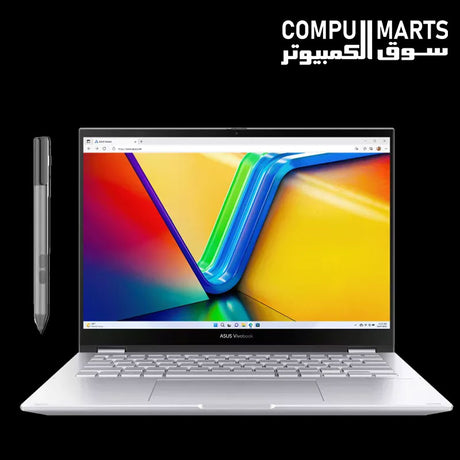 ASUS Vivobook S 14 Flip 14-inch convertible laptop with 8GB DDR4 RAM and 512GB SSD