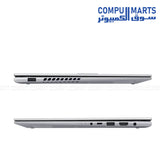 ASUS Vivobook S14 Flip TP3402VA-LZ065W – Intel Core i5-13420H – 16GB RAM – 512GB SSD – 14 inch Touchscreen Convertible Laptop with Pen – Cool Silver – Windows 11 – Egypt