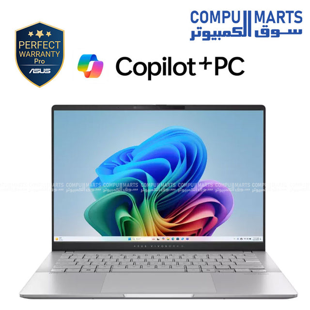 ASUS Vivobook S14 M5406WA-PP009W Laptop – Ryzen AI 9 365 – ASUS – 14 3K OLED premium lightweight laptop