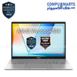ASUS Vivobook S14 OLED Snapdragon X 16GB RAM 512GB SSD Copilot Plus laptop Cool Silver ultra slim