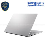 ASUS Vivobook S14 OLED Snapdragon X 16GB RAM 512GB SSD Copilot Plus laptop Cool Silver ultra slim