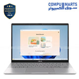ASUS Vivobook S14 S3407CA-LY007W – Intel Core Ultra 7, 16GB RAM, 1TB SSD, Intel Arc Graphics, Silver – Egypt