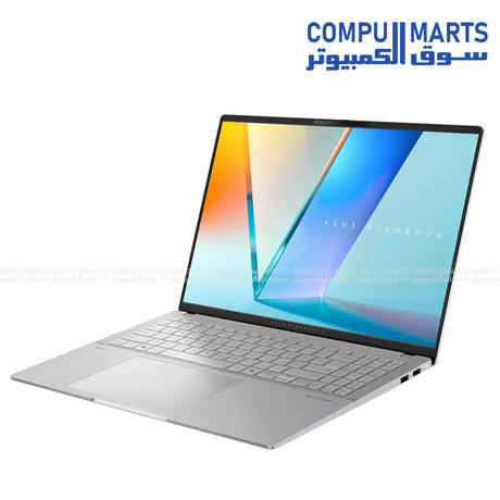 ASUS Vivobook S16 S3607CA-SH070W – Intel Core Ultra 7 – 16GB RAM – 1TB SSD – Intel Arc Graphics – 16 inch OLED Laptop – Silver – Egypt