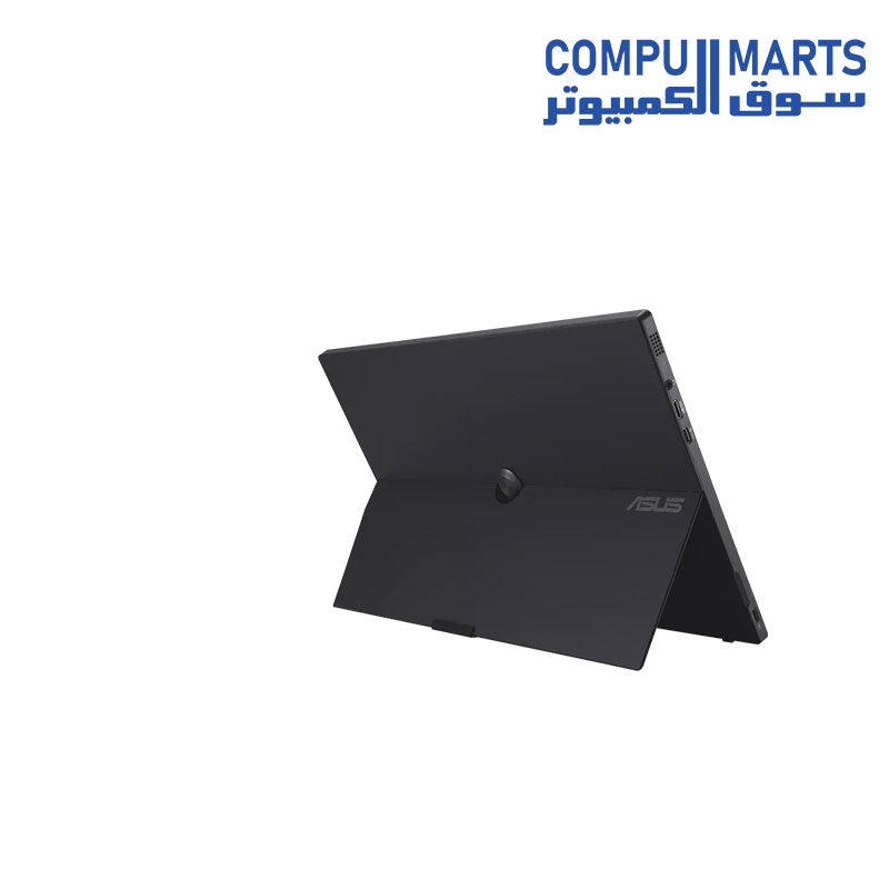 Portable ASUS ZenScreen GO MB16AWP monitor with 15.6 inch Full HD IPS panel low blue light technology and built in 7800mah battery for shop online Egypt customers