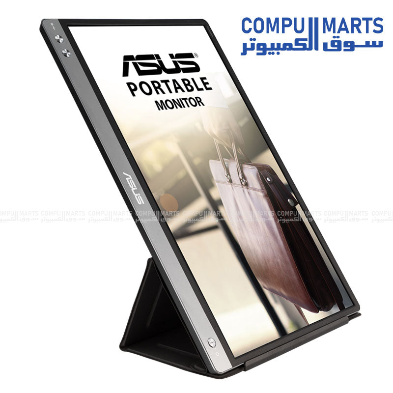 ASUS lightweight portable monitor with anti glare screen and Eye Care technology from Compumarts