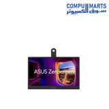 ASUS ZenScreen MB166CR display featuring 5ms GTG response time 178 degree viewing angles low blue light technology and TÜV Flicker-free certification from Compumarts