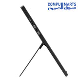 ASUS ZenScreen MB16AHVE portable monitor angled profile showing slim profile and adjustable tilt stand